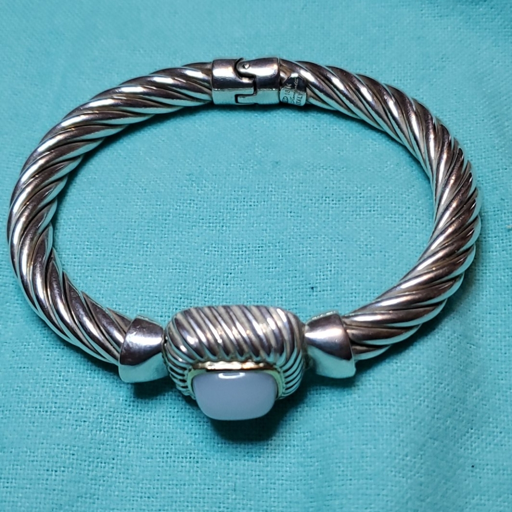 Flli Menegatti 18K gold & 925 silver bracelet